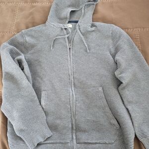 Gray Men's Hooded Sweater